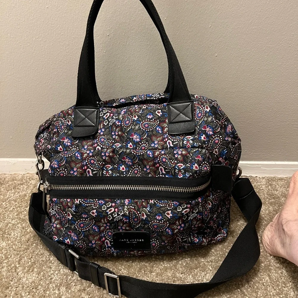Marc‎ Jacobs new york Garden Paisley printed nylon diaper bag $320